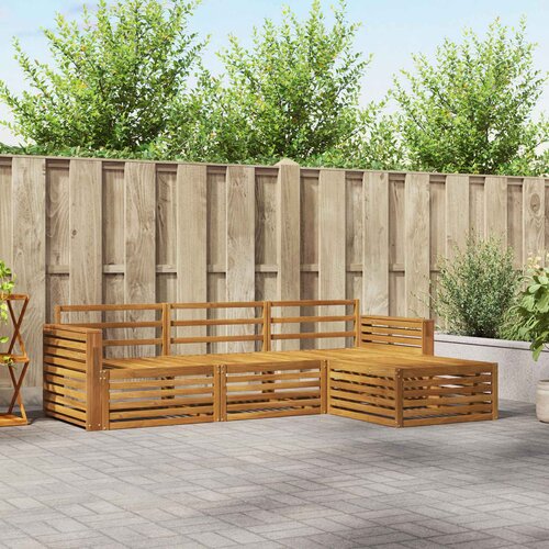  Set vanjskih sofa Prirodna 257,5 x 162,5 x 73 cm Cijene
