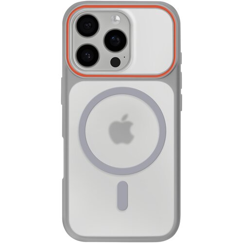 AVIZAR MagSafe ovitek za iPhone 16 Pro, dvomaterialna zaščita, trda hrbtna stran, Siva, (5000190355) Cene