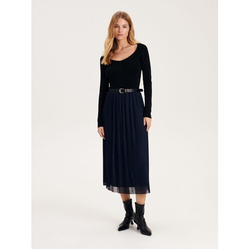 Reserved bluza iz džersija - črna Cene