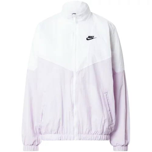 Nike Sportswear Prijelazna jakna roza / crna / bijela