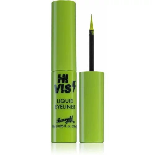 Barry M Hi Vis Neon tekući eyelineri nijansa Green 2,8 ml