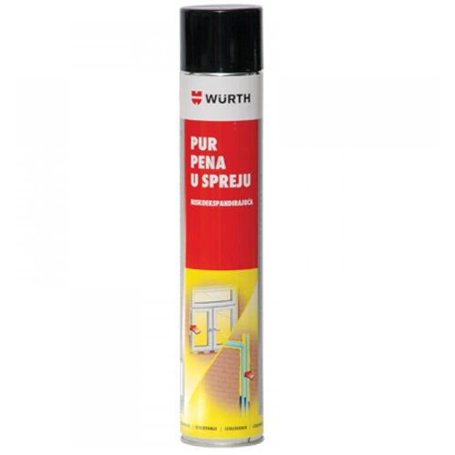  Pur pena na cevčicu niskoeksapandirajuća Wurth 750ml Slike