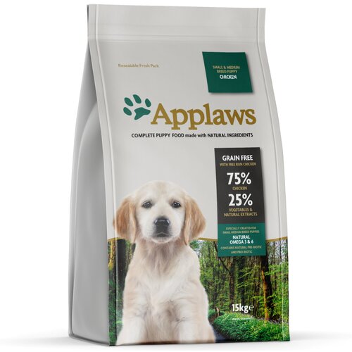 Applaws Puppy piletina za male i srednje velike pasmine - 15 kg Cijene