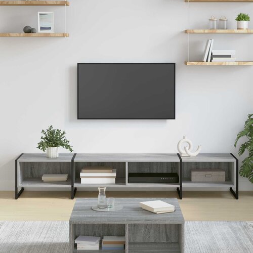 TV ormar Siva Sonoma 170.5 x 36 x 30.5 cm Konstruirano drvo Cene
