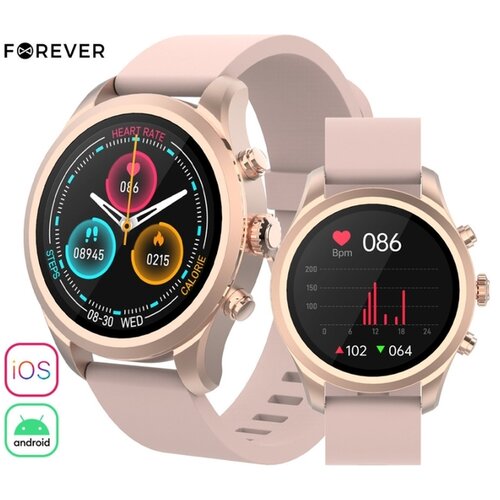 Forever pametna ura Verfi SW-800, roza zlata Slike