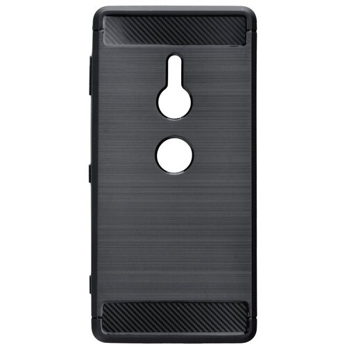  Gumijasti / gel etui Carbon za Sony Xperia XZ2 - črni Cene