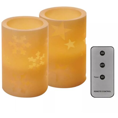 Emos LED set dekorativnih voštanih sveća sa daljinskim 12,5cm, 2x2x AA DCCV14 Cene