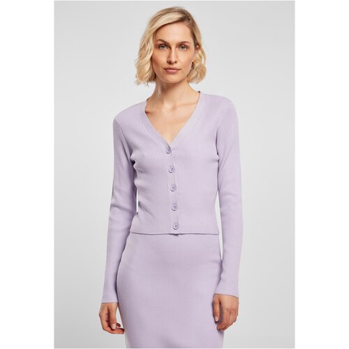 UC Ladies Women&amp;#039;s sweater with short ribbed lilac knit Slike
