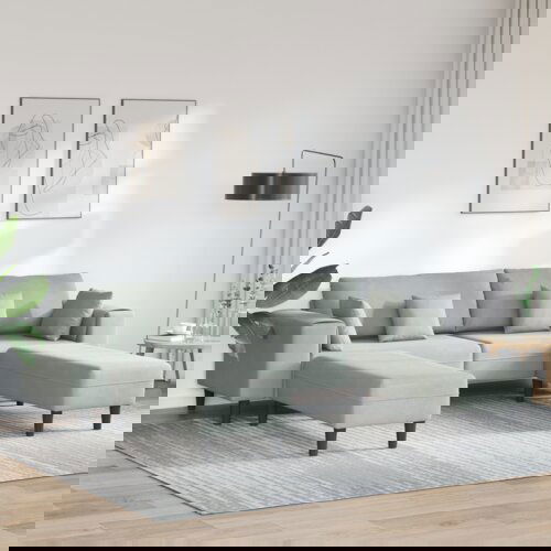 VidaXL Bar&amp;scaron;unasta sofa s jastukom s jastukom 3 pcs 208 cm Bar&amp;scaron;un Slike