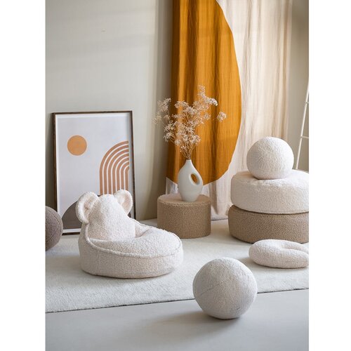 Wigiwama Krem vreća za bebe od boucl&amp;eacute; tkanine Bear &amp;ndash; Slike