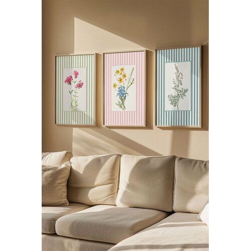 Wallity Uokvirena slika Artsmdf3Lu6, 50x70 cm, 3 dijela Cene