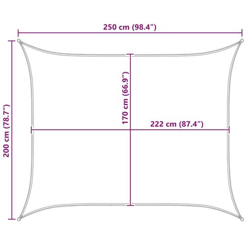  Jedro za sunce PU premazani Oxford - Žuta i bijela 2 x 2 5 m Slike