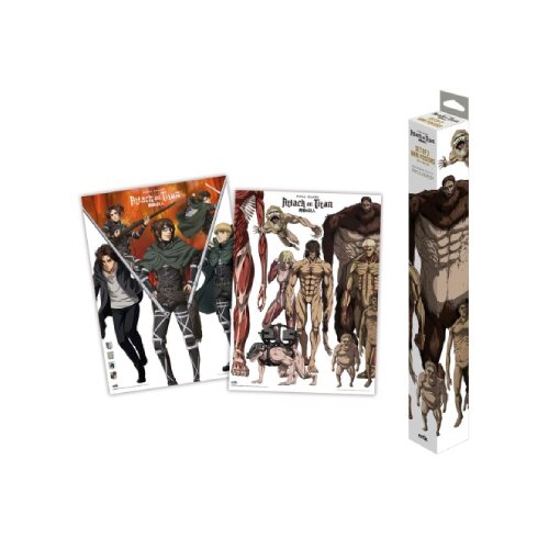 Grupo Erik Editores S. L. Manga, Attack On Titan - Poster set 2 - Attack On Titan Cene
