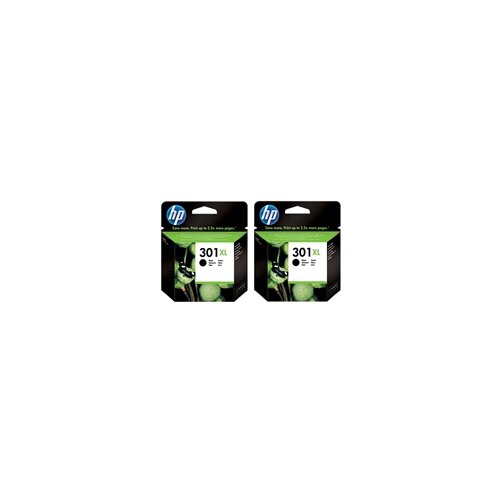 HP Komplet tinta CH563EE nr.301 XL (crna), dvostruko pakiranje, original Slike