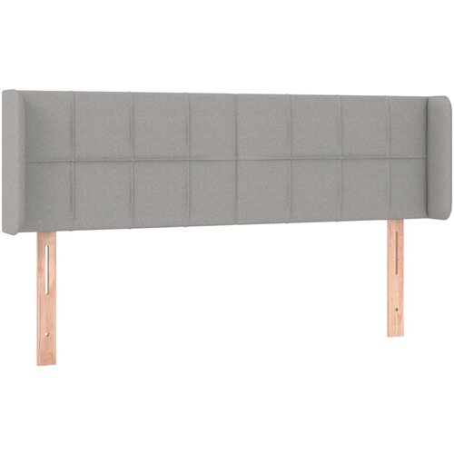 Maison Chic vzglavna omarica - nočna omarica - posteljna omarica z u&amp;scaron;esi svetlo sivo 147x16x78/88 cm blago, (21711946) Slike