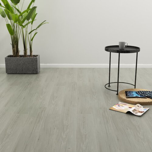 VidaXL Samoljepljive podne obloge 4,46 m&amp;sup2; 3 mm PVC sive Slike