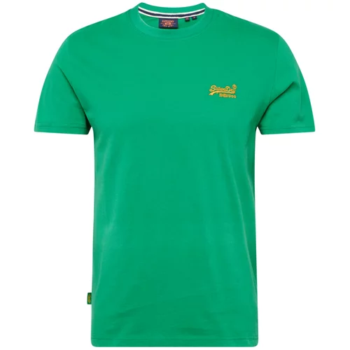 Superdry Majica žuta / zelena