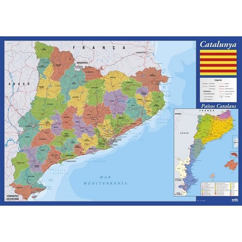 Grupo &Scaron;OLSKI VADE ZEMLJEVID KATALONIJE, (20871619) Cene