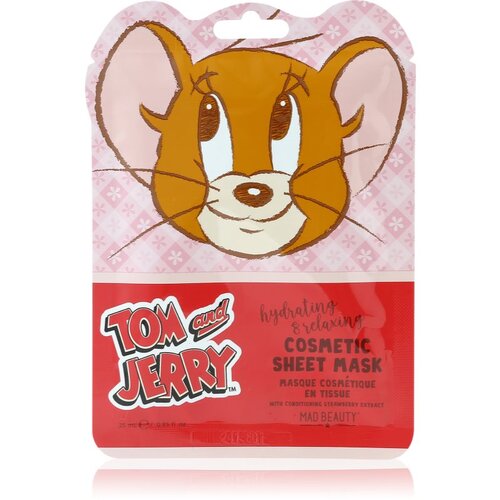 Mad Beauty Tom & Jerry Sheet Mask - Jerry hidratantna sheet maska s hijaluronskom kiselinom 1 kom Cene