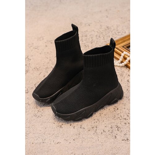 Boto Children's Sporty Sock Shoes Black Zaelin Cene