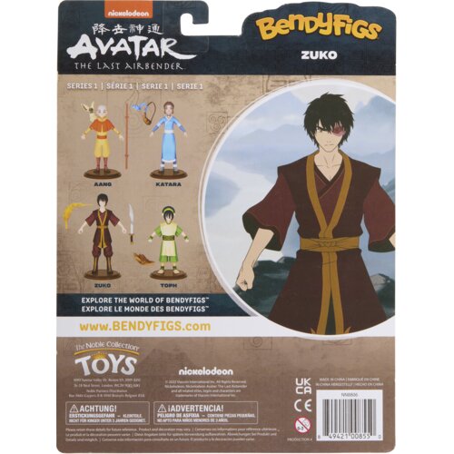 Noble Collection NICKELODEON - BENDYFIGS - ZUKO Slike