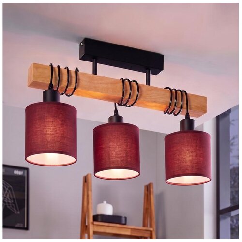 Brilagi Plafonski luster NUBILA 3xE27/60W/230V borovina/pompejska crvena Cene