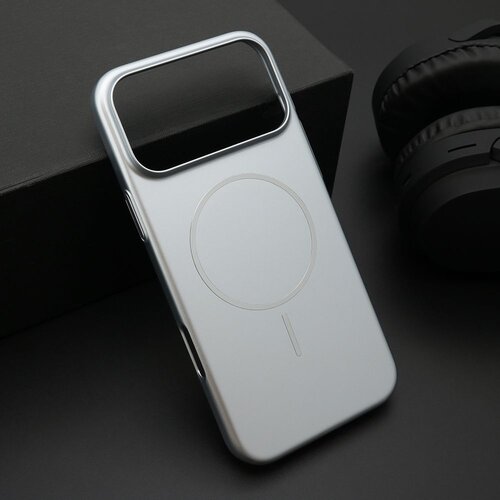  Maska PURE MATTE MagSafe za iPhone 17 Pro Max/ srebrna Slike