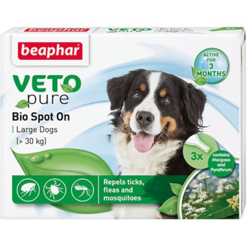 Beaphar Vetopure Bio Spot On Dog L (>30 kg) Cene