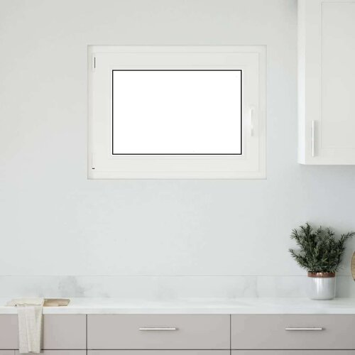 vidaXL Kletno okno "RISOR" 80x70 cm vrtljivo-nagibno DIN levo belo Cene