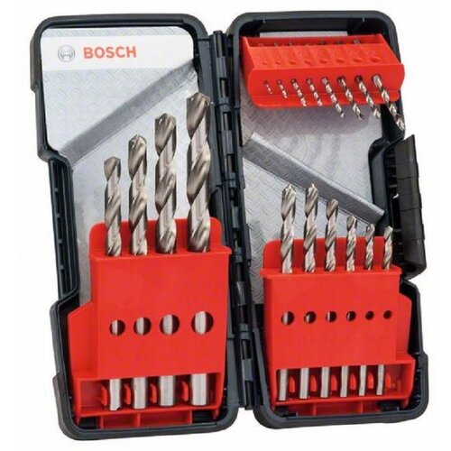 Bosch 18-delni toughbox set burgija za metal hss-g, din 338, 135&amp;deg; 2607019578 Slike