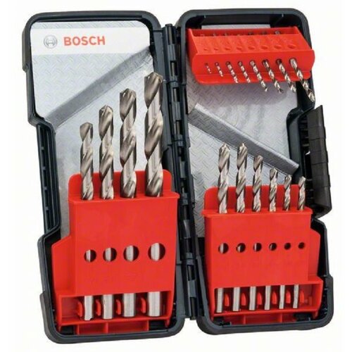 Bosch 18-delni toughbox set burgija za metal hss-g, din 338, 135° 2607019578 Cene