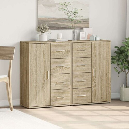 vidaXL Komoda 2 kom boja hrasta sonome 60x31x84 cm konstruiranog drva Cene