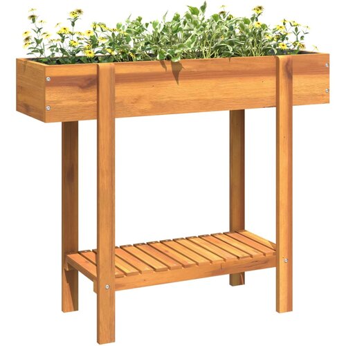  Povi&amp;scaron;ena vrtna gredica 90x30x75 cm od masivnog bagremovog drva Slike
