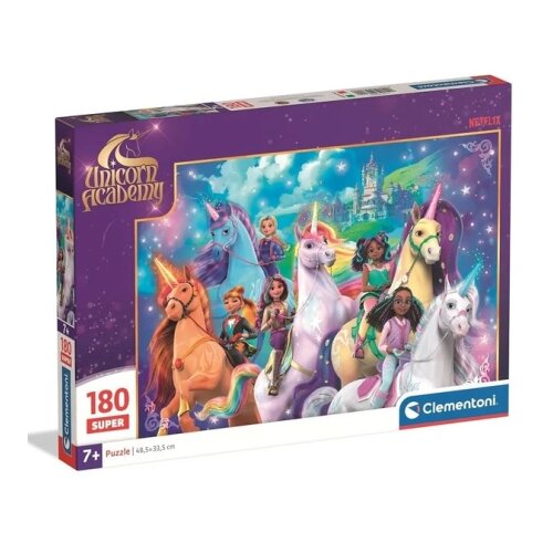 Clementoni puzzle 180 super unicorn academy 2025 ( CL29802 ) Cene