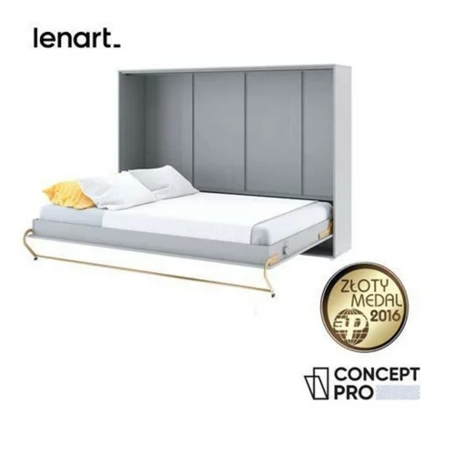 Bed Concept Krevet u ormaru CP-04 - 140x200 cm - siva