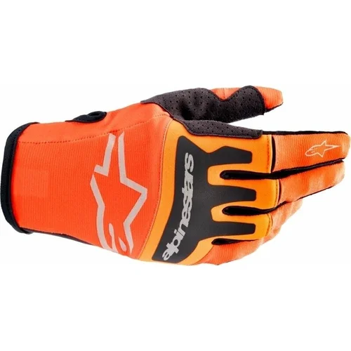 Alpinestars Techstar Gloves Hot Orange/Black S Rukavice