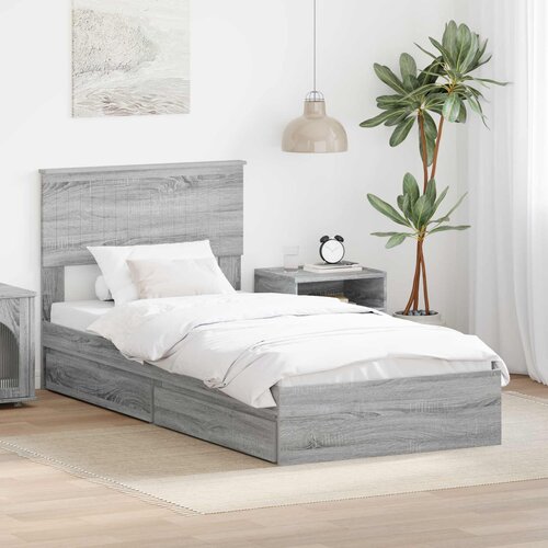  s od storage Siva Sonoma 90 x 200 cm Konstruirano drvo Cene