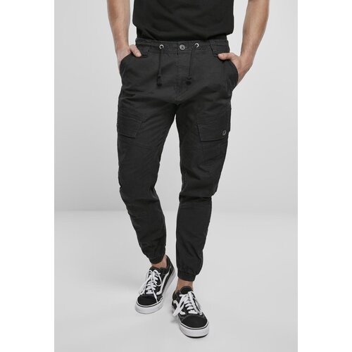 Urban Classics Ray Vintage Trousers Black Cene