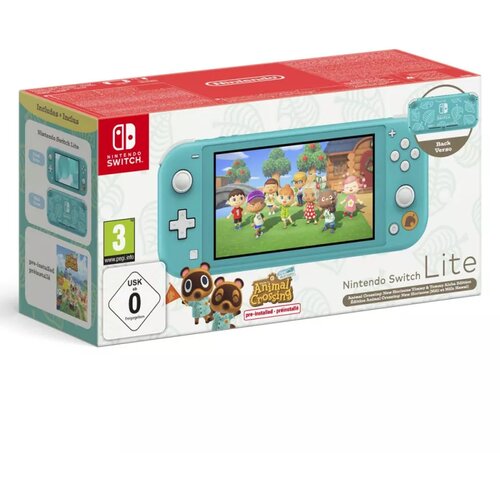 Nintendo Switch Lite Console (Turquoise) + Animal Crossing New Horzions (CIAB) Cene