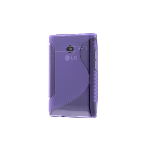  S silikonski ovitek LG E430 L3 II vijola Slike