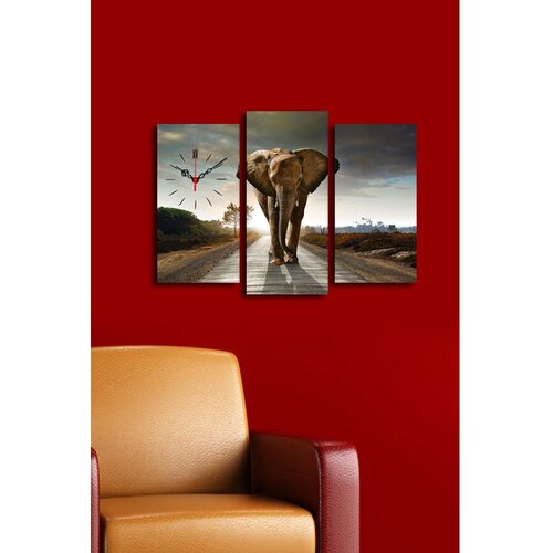 Wallity zidni sat 3PATCS-20, 66x45 cm, 3 dela Slike