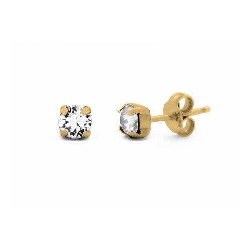 Victoria Cruz celina crystal gold mindjuše sa swarovski kristalom ( a3736-07dt ) Cene