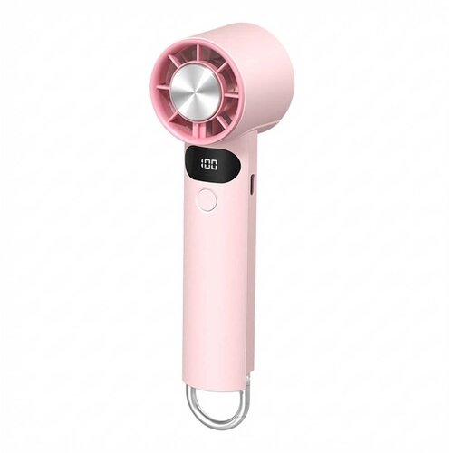 INF Digitalni ročni ventilator 5-stopenj, 2000mAh, termo hlajenje Pink, (5000286613) Cene