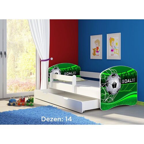ACMA dečiji krevet ii 140x70 f + dušek 6 cm WHITE14 Cene