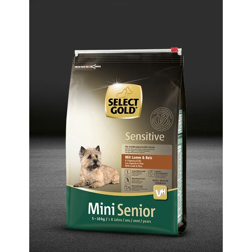 Select Gold Dog Sensitive Mini Senior jagnjetina&pirinač 4 kg Slike