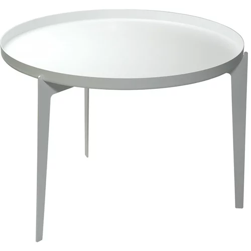Covo Klubska mizica Illusion velika, bele barve