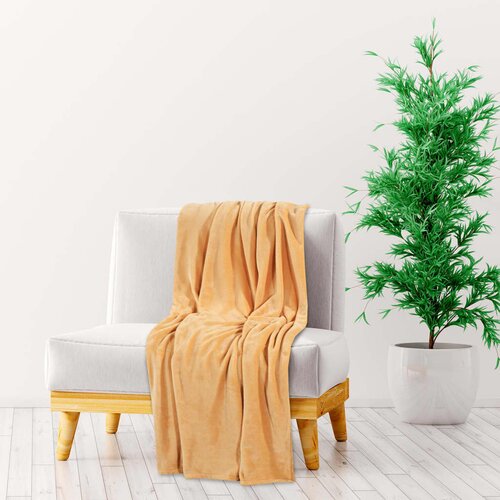 VidaXL Deka boja pustinjske magle 150 x 200 cm poliesterska Slike
