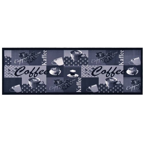 vidaXL kuhinjska preproga pralna Coffee modra 45x150 cm Cene