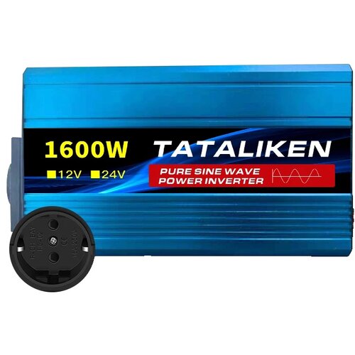 TATALIKEN Inverter, čista sinusna valovna, avtomobilski mikro inverter, 12V 1600W 50HZ EU, (5000157709) Slike