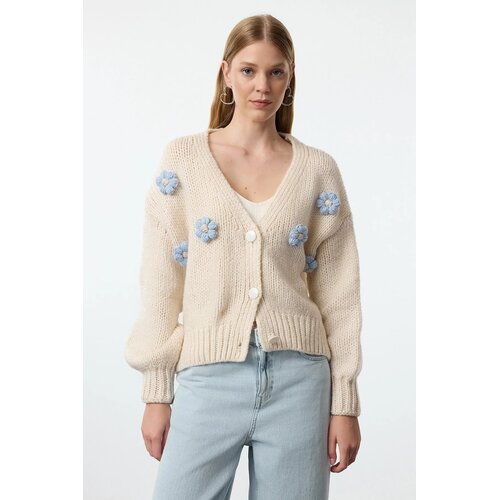 TRENDYOLMILLA Ženski kardigan TWOAW25HI00207, Bež Cene